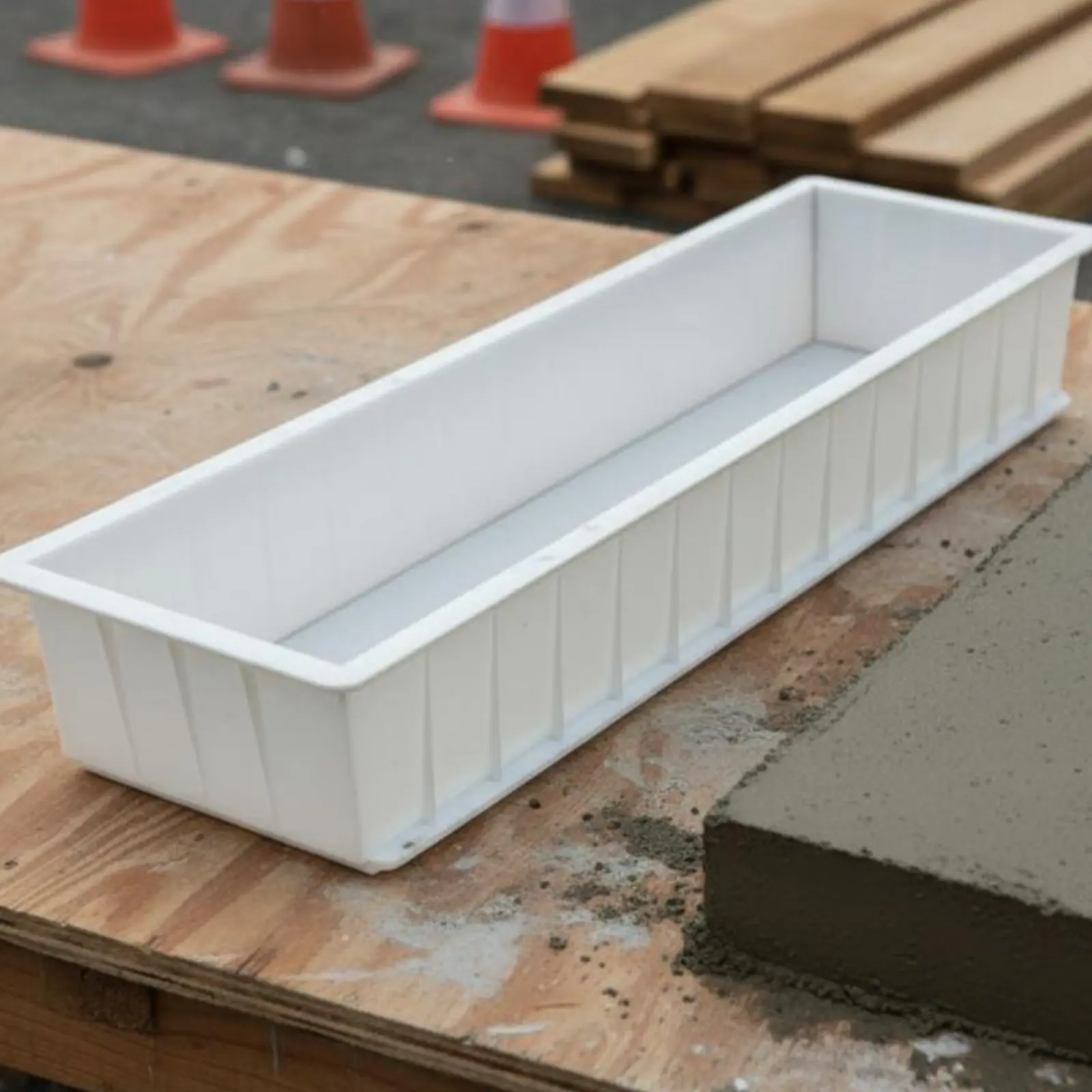 Plastic Curb Mold Reusable Road Border Mold Curb Stone Form Thickened Material Construction Tool Heavy Duty for Contractors
Plastic Curb Mold Reusable Road Border Mold Curb Stone Form Thickened Material Construction Tool Heavy Duty for Contractors