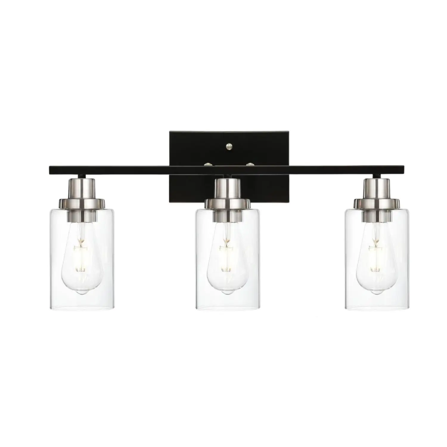 Modern Bathroom Lighting with Clear Glass Shade, 3-Light Black Vanity Light Wall Mount Lamp for Bedroom Vanity Table Bathroom Dr
Modern Bathroom Lighting with Clear Glass Shade, 3-Light Black Vanity Light Wall Mount Lamp for Bedroom Vanity Table Bathroom Dr