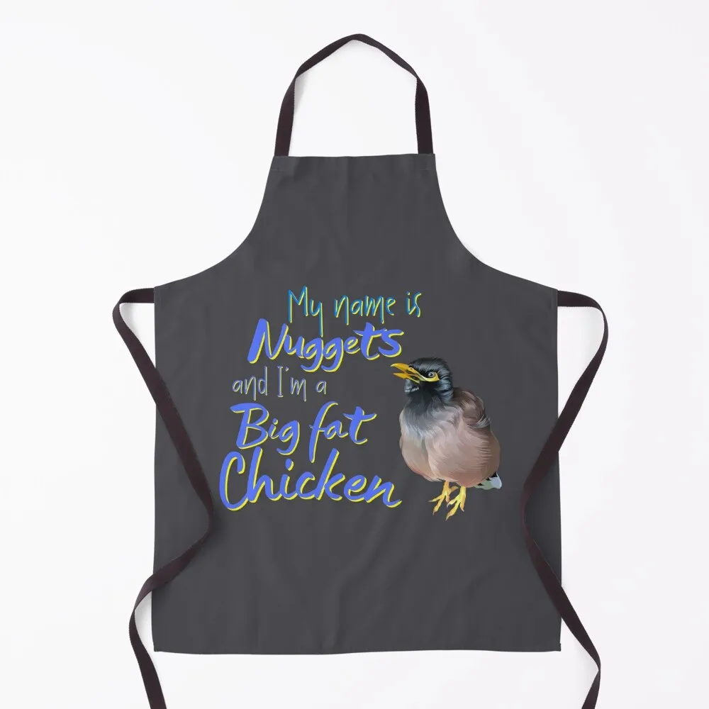 My Name Is Nuggets and I'm a Big Fat Chicken Apron with personal logo with pockets Apron
My Name Is Nuggets and I'm a Big Fat Chicken Apron with personal logo with pockets Apron