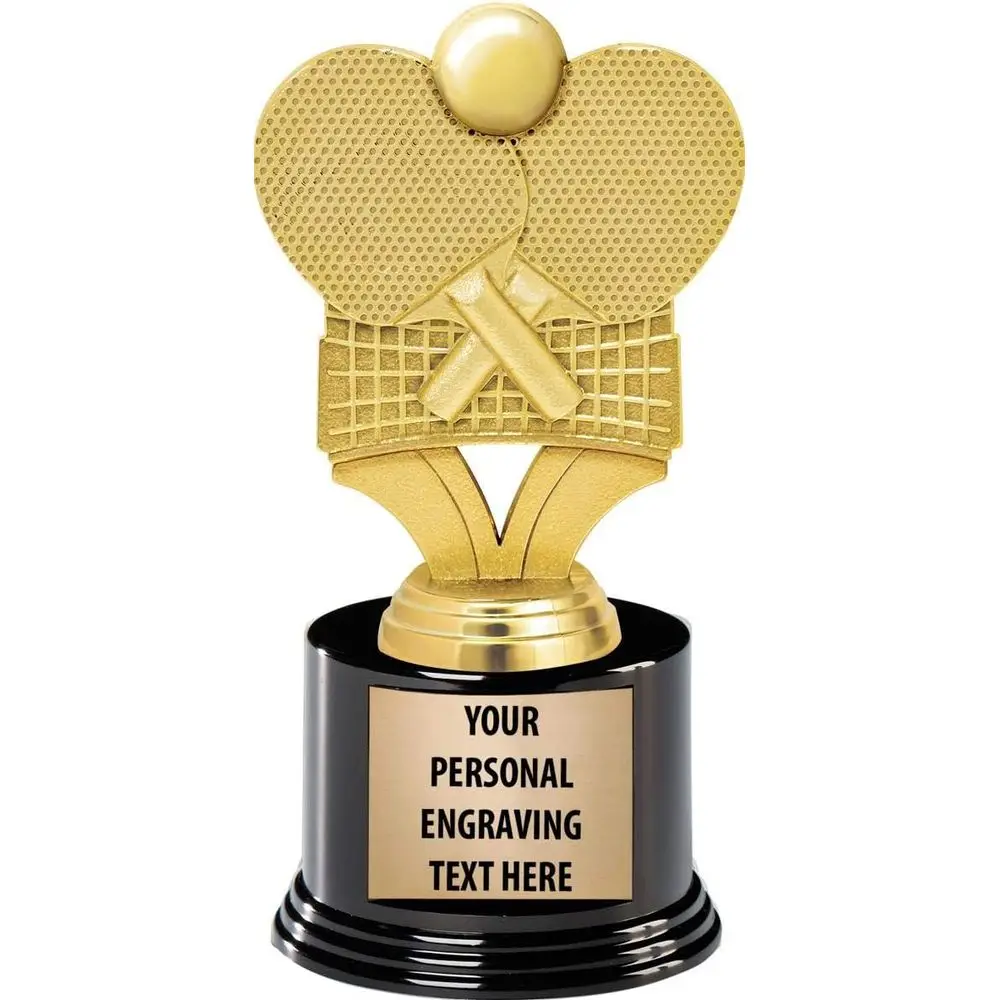 Наградные кубки для настольного тенниса с индивидуальной гравировкой, 7,25 дюйма, с персонализированными ракетками и сеткой на роскошной подставке
Наградные кубки для настольного тенниса с индивидуальной гравировкой, 7,25 дюйма, с персонализированными ракетками и сеткой на роскошной подставке