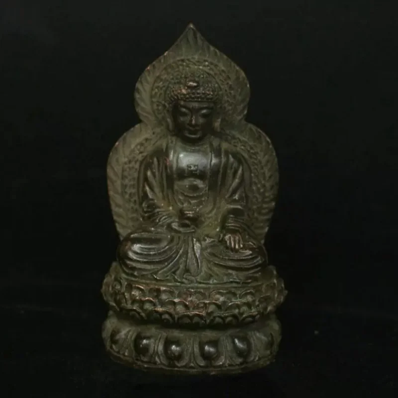 3.34" Tibetan Buddhism Bronze Copper Louts Shakyamuni Amitabha Buddha Statue
3.34" Tibetan Buddhism Bronze Copper Louts Shakyamuni Amitabha Buddha Statue