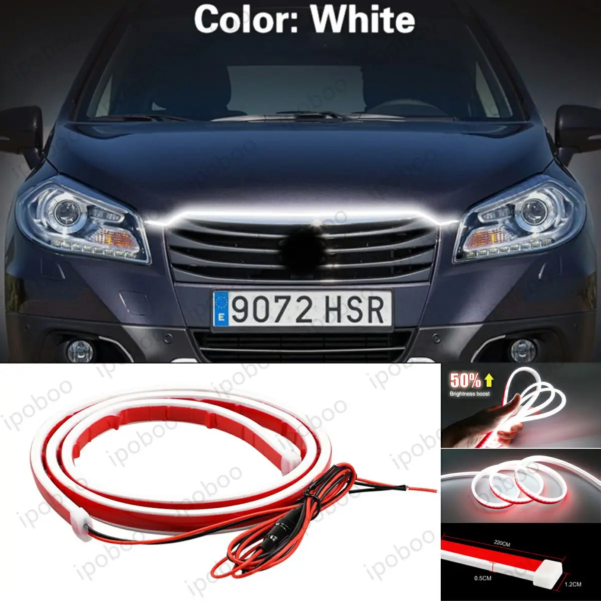 86" LED Hood Light Strip For Suzuki SX4 S-Cross 13-22 Flexible Dynamic Scan Start Up Hoodbeam Kit Engine Cover Decoration Light
86" LED Hood Light Strip For Suzuki SX4 S-Cross 13-22 Flexible Dynamic Scan Start Up Hoodbeam Kit Engine Cover Decoration Light