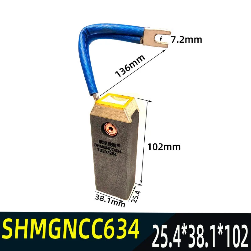 1pcs SHMGNCC634 25.4X38.1X102mm Steam Turbine Generator Carbon Brush Shanghai Morgan
1pcs SHMGNCC634 25.4X38.1X102mm Steam Turbine Generator Carbon Brush Shanghai Morgan