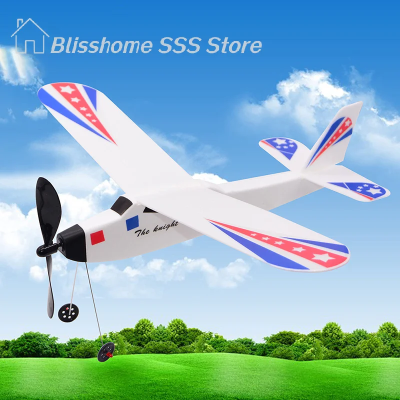 【S】DIY Airplane Model Hand Throw Toys For Students Flying Glider Rubber Bands Power Foam Plane Aircraft Toy Safe Non-toxic
【S】DIY Airplane Model Hand Throw Toys For Students Flying Glider Rubber Bands Power Foam Plane Aircraft Toy Safe Non-toxic