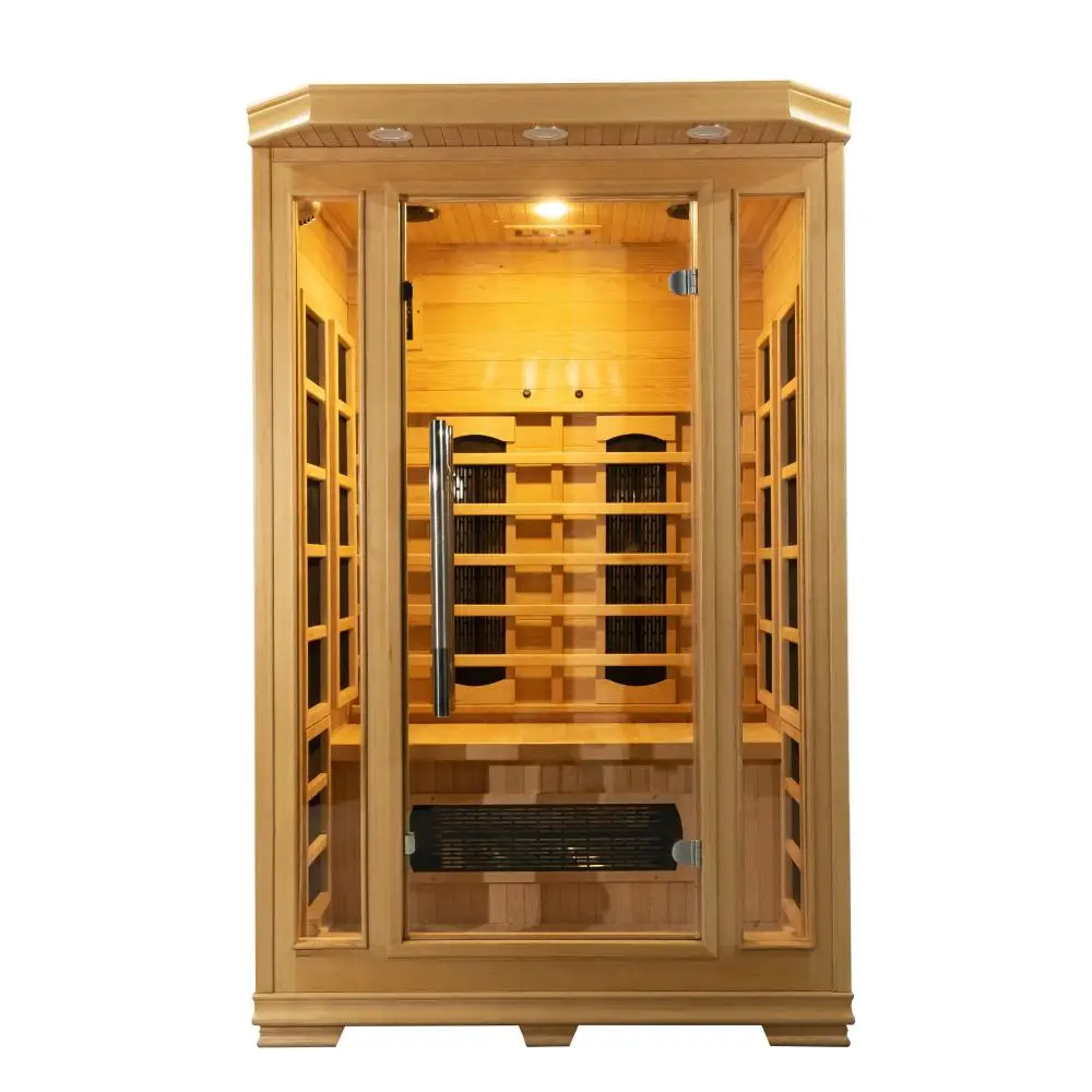 High Quality Full Spectrum Dry Sauna Far Infrared Room 2-Person Size
High Quality Full Spectrum Dry Sauna Far Infrared Room 2-Person Size