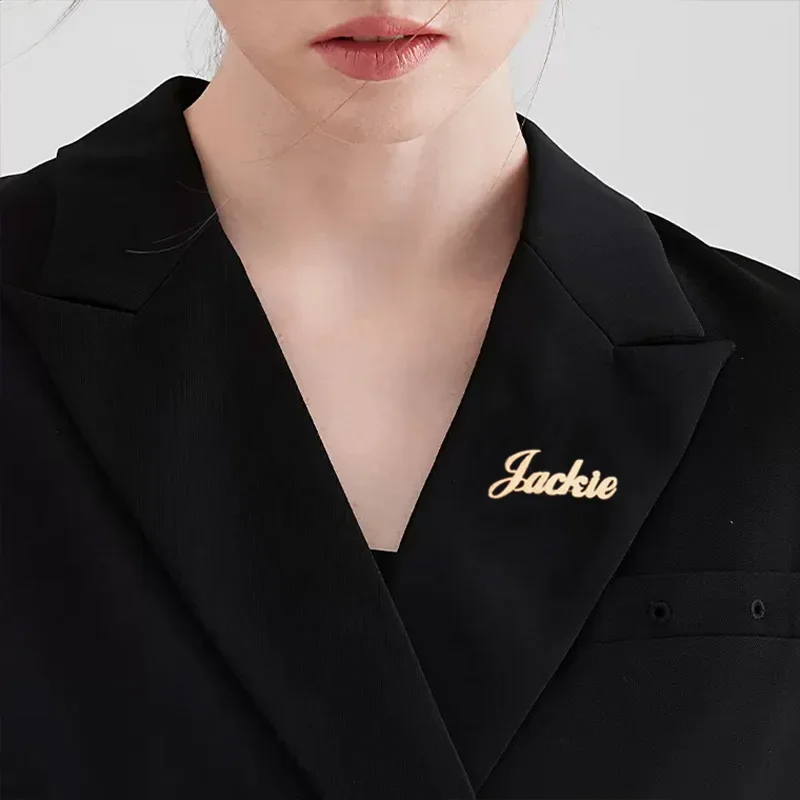 Custom Name Brooches for Women Personalized Clothing Accessories Stainless Steel LapelNameplate Pins Jewelry Party Gifts
Custom Name Brooches for Women Personalized Clothing Accessories Stainless Steel LapelNameplate Pins Jewelry Party Gifts