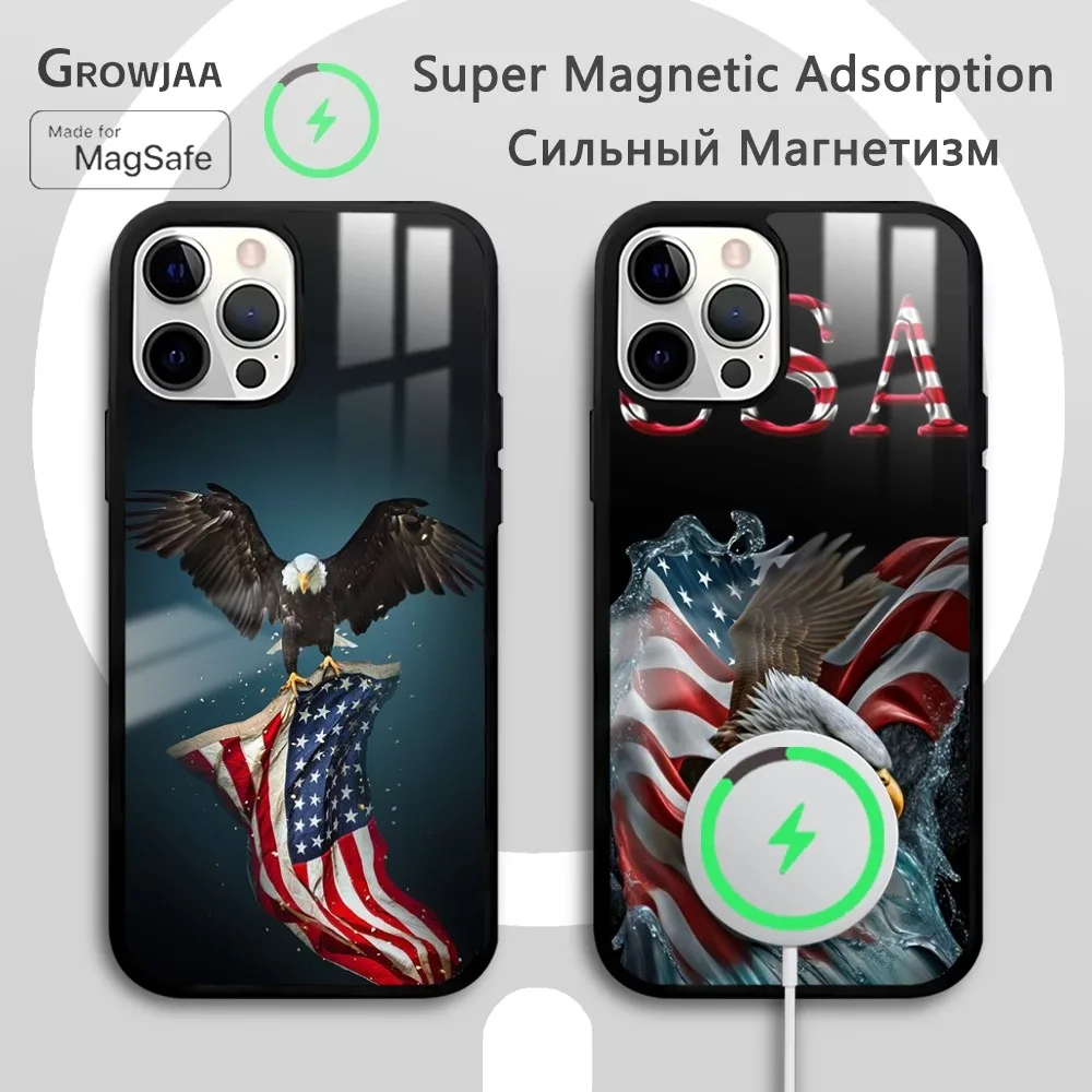 American USA Flag Phone Case For iPhone 16 15 14 13 12 11 Pro Max Plus Mini New Magsafe Mirror Wireless Magnetic Cover
American USA Flag Phone Case For iPhone 16 15 14 13 12 11 Pro Max Plus Mini New Magsafe Mirror Wireless Magnetic Cover