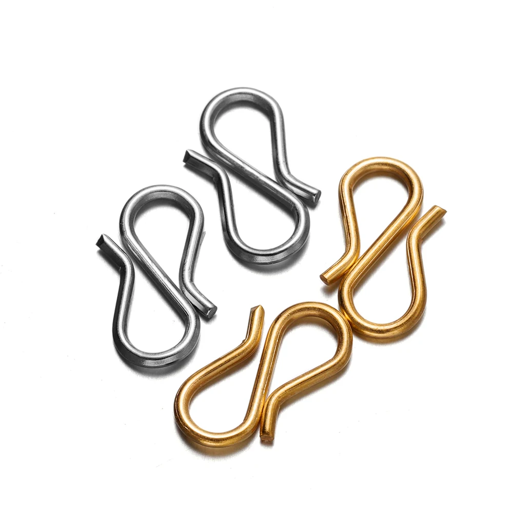 20Pcs/Lot 7x13mm Stainless Steel S Shape End Clasps Hooks Chain Connectors for DIY Bracelet Necklace Jewelry Making Accessories
20Pcs/Lot 7x13mm Stainless Steel S Shape End Clasps Hooks Chain Connectors for DIY Bracelet Necklace Jewelry Making Accessories