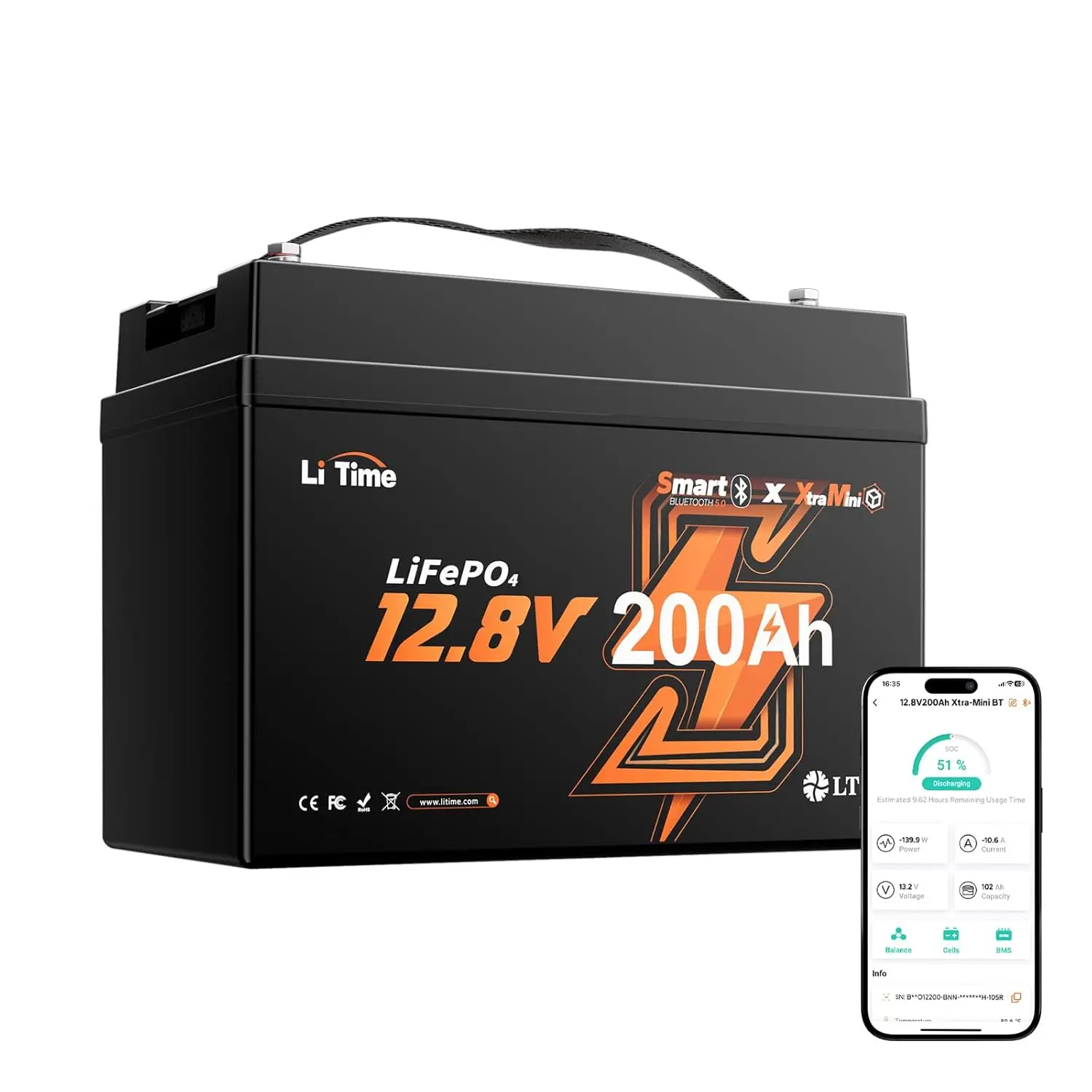 12V 200Ah Bluetooth Trolling Motors LiFePO4 Battery (Group 31), 12 Volt Mini Lithium Batteries with Low Temp, Custom
12V 200Ah Bluetooth Trolling Motors LiFePO4 Battery (Group 31), 12 Volt Mini Lithium Batteries with Low Temp, Custom