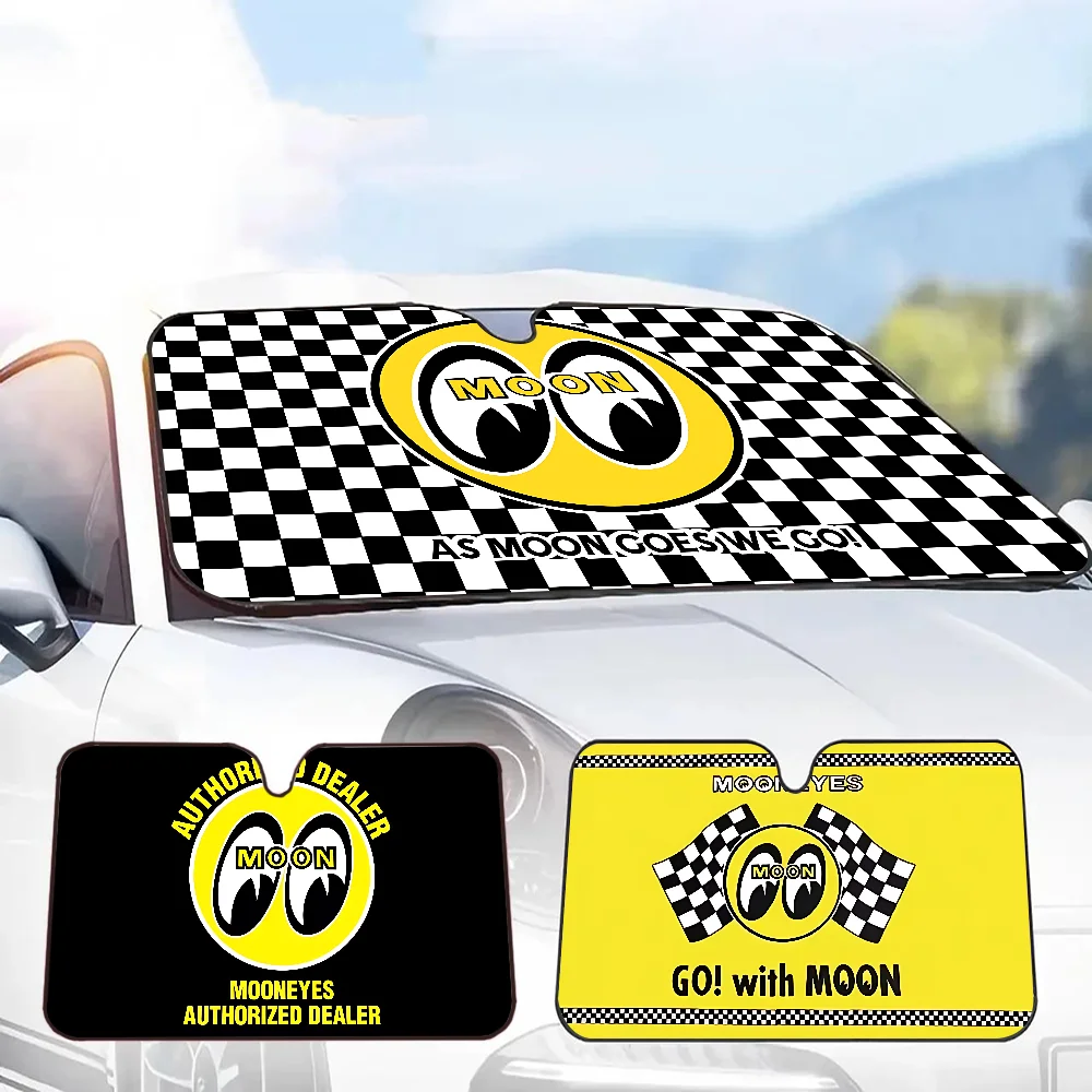 JDM-MOON-EYES Car Windshield Sun Shade Foldable Car Front Covers Sunshade For Car Accessories Blocks Uv Rays
JDM-MOON-EYES Car Windshield Sun Shade Foldable Car Front Covers Sunshade For Car Accessories Blocks Uv Rays