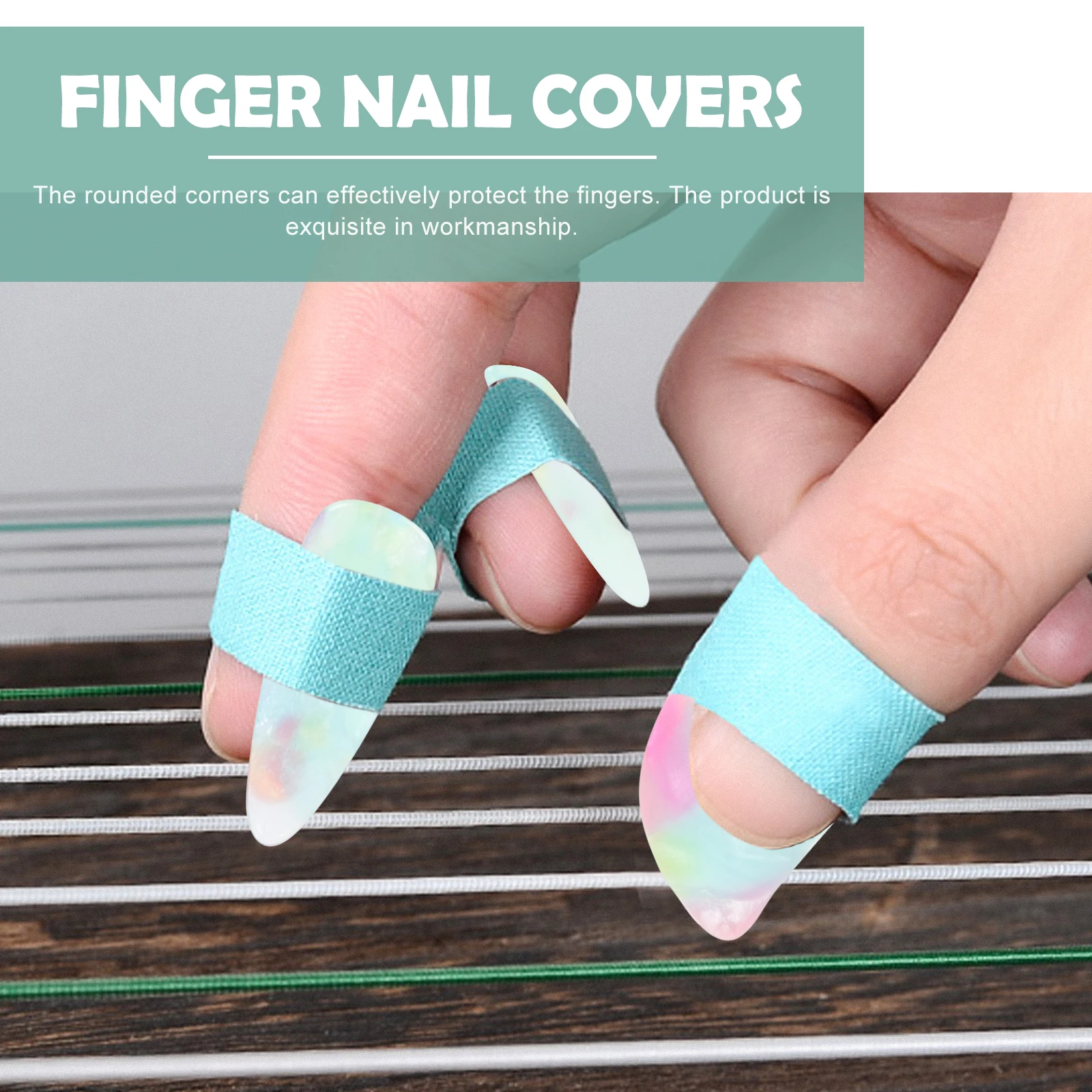 8 Pcs Guzheng Nails Durable Practical Instrument Nails Smooth Lightweight Compact Easy Clean Long Life Rounded Corners Warm
8 Pcs Guzheng Nails Durable Practical Instrument Nails Smooth Lightweight Compact Easy Clean Long Life Rounded Corners Warm