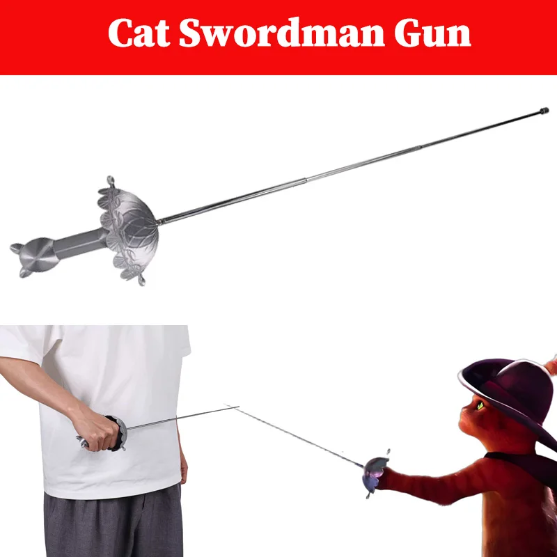 Cartoon Puss Cos In Boots Cat Swordsman Cosplay Western Sword Swordplay Accessories Adult Kids Gift Disguise Halloween Suit Prop
Cartoon Puss Cos In Boots Cat Swordsman Cosplay Western Sword Swordplay Accessories Adult Kids Gift Disguise Halloween Suit Prop