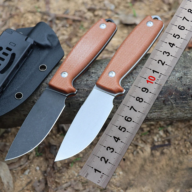 New Outdoor Camping Fixed Knife Portable 14C28N Blade Flax Fiber Handle Survival Tactical Utility Knives EDC Tools with K-Sheath
New Outdoor Camping Fixed Knife Portable 14C28N Blade Flax Fiber Handle Survival Tactical Utility Knives EDC Tools with K-Sheath