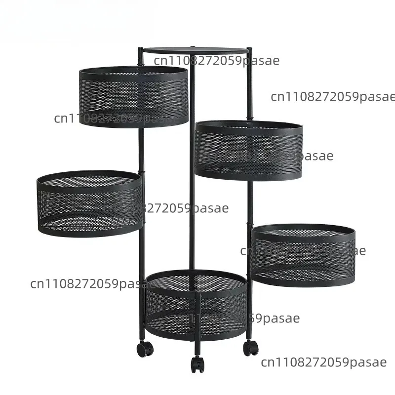 5-layer fruit basket with kitchen top cover, rotating wire basket with wheels, rolling cart vegetable storage rack
5-layer fruit basket with kitchen top cover, rotating wire basket with wheels, rolling cart vegetable storage rack