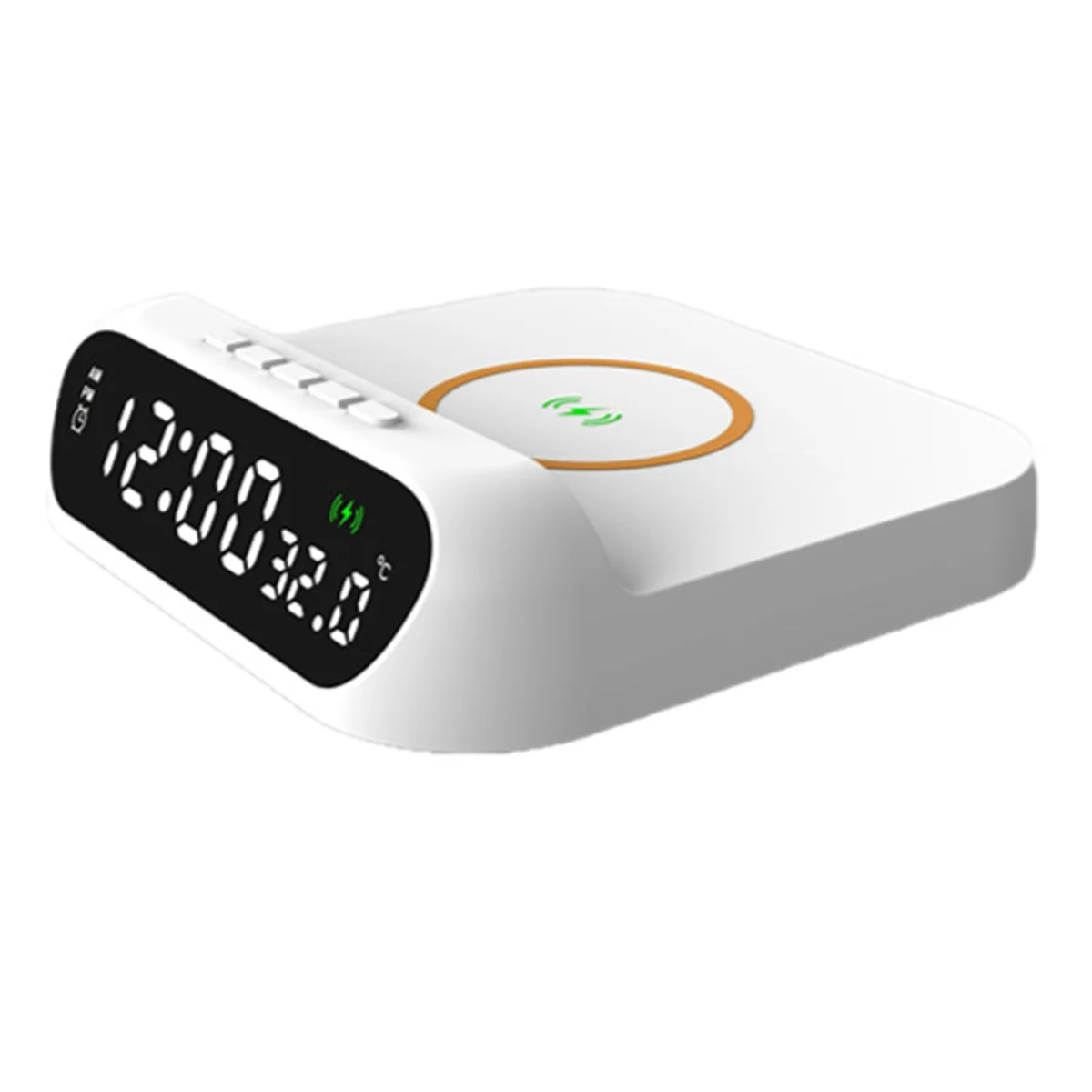 The New Wireless Charging Alarm Clock 3-In-1 Wireless Charger Fast 15W Charging Digital Alarm Clock Temperature White
The New Wireless Charging Alarm Clock 3-In-1 Wireless Charger Fast 15W Charging Digital Alarm Clock Temperature White