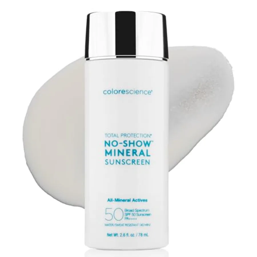 No-Show Mineral Sunscreen SPF 50 for daily outdoor use, zinc oxide-based, translucent, broad-spectrum UVA/UVB protection, non-g
No-Show Mineral Sunscreen SPF 50 for daily outdoor use, zinc oxide-based, translucent, broad-spectrum UVA/UVB protection, non-g