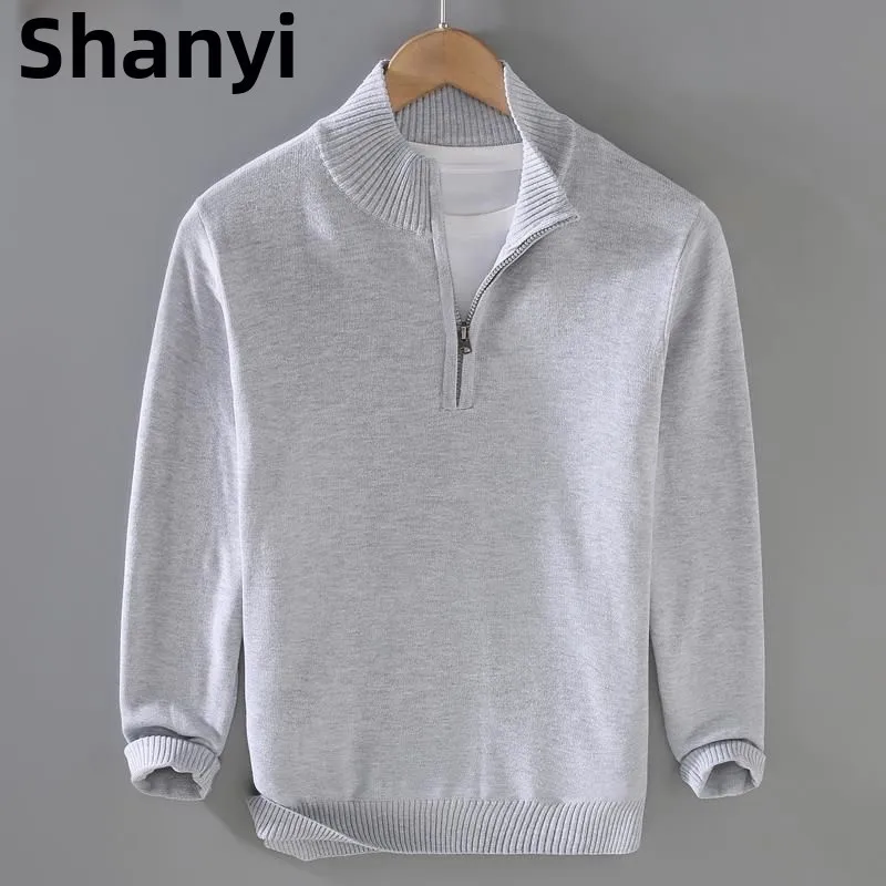 Модный повседневный мужской свитер с высоким воротником, осень-зима, теплая трикотажная верхняя одежда на молнии, свободная посадка, Long Sve Turtlene
Модный повседневный мужской свитер с высоким воротником, осень-зима, теплая трикотажная верхняя одежда на молнии, свободная посадка, Long Sve Turtlene