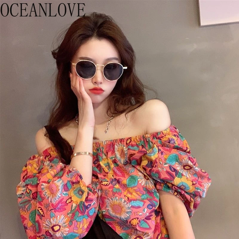 OCEANLOVE Slash Neck Women Shirts&blouses Puff Sleeve Spring Summer Vintage Blusas Feminina Korean Fashion Retro Camisas
OCEANLOVE Slash Neck Women Shirts&blouses Puff Sleeve Spring Summer Vintage Blusas Feminina Korean Fashion Retro Camisas