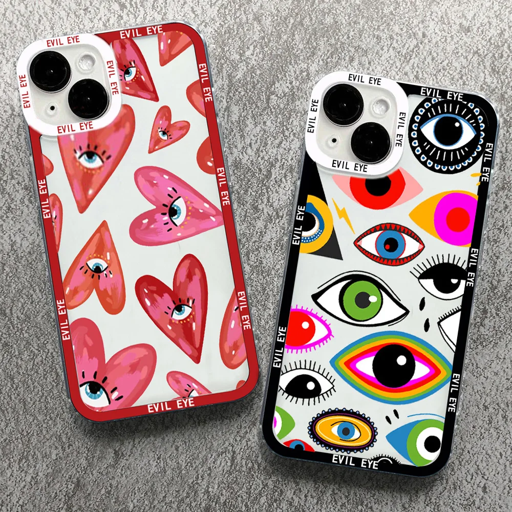 Lucky Eye Blue Evil Eye Print Phone Case For iPhone 14 12 13 11 Pro Max XR X XS MAX 13Pro 7 8 Plus Cover Clear Shockproof Fundas
Lucky Eye Blue Evil Eye Print Phone Case For iPhone 14 12 13 11 Pro Max XR X XS MAX 13Pro 7 8 Plus Cover Clear Shockproof Fundas