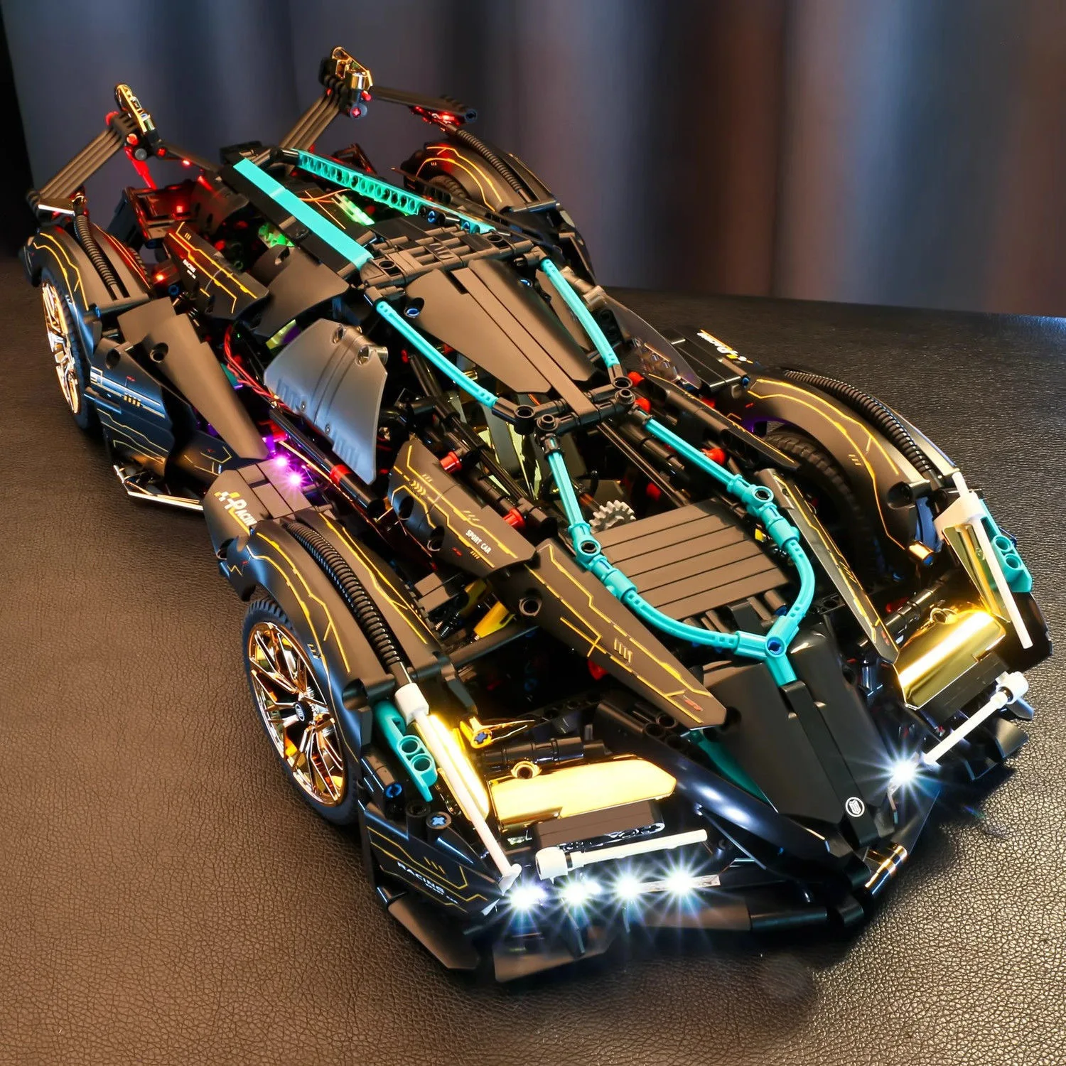 Lego Cyberpunk Black Knight Lamborghini Powertrain Building Blocks Sports Car Racing Children's Toys Birthday Gift
Lego Cyberpunk Black Knight Lamborghini Powertrain Building Blocks Sports Car Racing Children's Toys Birthday Gift