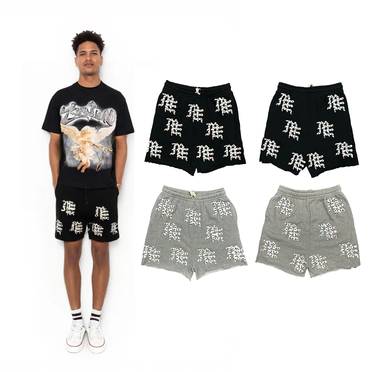 Летняя мужская одежда, уличный стиль Y2k, уличная одежда, брюки со стразами, свободные хлопковые повседневные шорты, мужские брюки, брендовая одежда для мужчин
Летняя мужская одежда, уличный стиль Y2k, уличная одежда, брюки со стразами, свободные хлопковые повседневные шорты, мужские брюки, брендовая одежда для мужчин