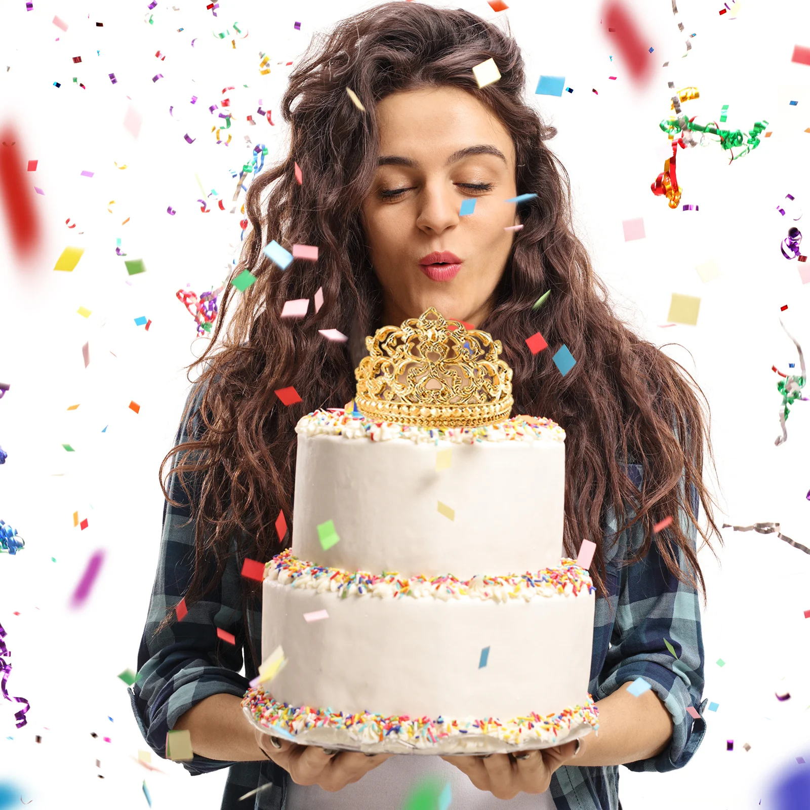 Crown Cake Mould for DIY Baking Easy Clean Storage Suitable Weddings Pageants Kids Birthday Crown Fondant Mold
Crown Cake Mould for DIY Baking Easy Clean Storage Suitable Weddings Pageants Kids Birthday Crown Fondant Mold