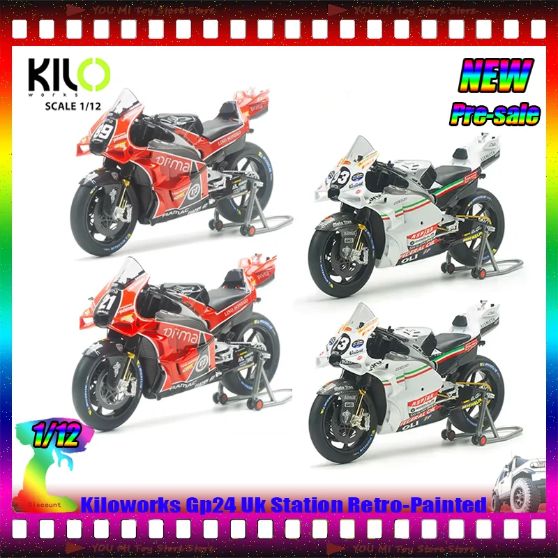 Kiloworks Gp24 1:12 Uk Station Retro-Painted No. 89 And No. 21 Simulation Alloy Die-Cast Motorcycle Models Custom Collection Toy
Kiloworks Gp24 1:12 Uk Station Retro-Painted No. 89 And No. 21 Simulation Alloy Die-Cast Motorcycle Models Custom Collection Toy