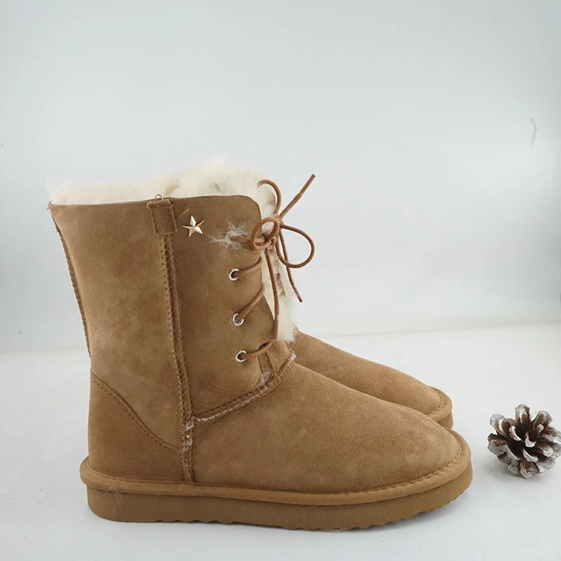 Новые высококачественные модные женские зимние сапоги из 100% натурального меха, теплые женские сапоги из натуральной овчины, на шнуровке, зимняя обувь
Новые высококачественные модные женские зимние сапоги из 100% натурального меха, теплые женские сапоги из натуральной овчины, на шнуровке, зимняя обувь