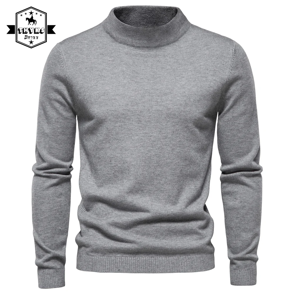 Mid Neck Pullover Knit Sweater Men Solid Color Winter Mock Neck Jumpers Soft Casual Warm Knitted Pullovers Vintage Basic Jersey
Mid Neck Pullover Knit Sweater Men Solid Color Winter Mock Neck Jumpers Soft Casual Warm Knitted Pullovers Vintage Basic Jersey