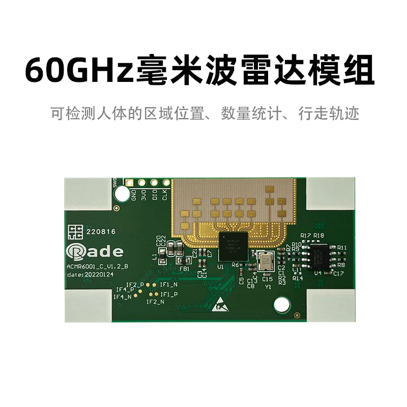 60g Millimeter Wave Sensing Radar Module Sensor Detection Range Small Size LD6001
60g Millimeter Wave Sensing Radar Module Sensor Detection Range Small Size LD6001
