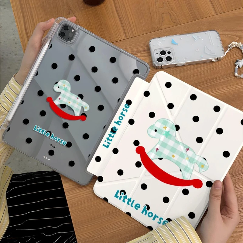 Polka Dot Rocking Horse Tablet Case For iPad Pro 11 12.9 13 M2 M4 M3 M5 Shell 8.3 9.7 10.2 5/6/7/8/9/10/11th Air 2 3 4 5 6 Cover
Polka Dot Rocking Horse Tablet Case For iPad Pro 11 12.9 13 M2 M4 M3 M5 Shell 8.3 9.7 10.2 5/6/7/8/9/10/11th Air 2 3 4 5 6 Cover