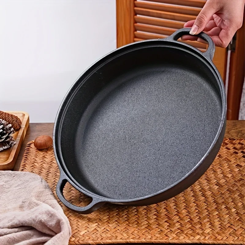 1PC Cast Iron Skillet, Non-Stick & Rust-Resistant. Perfect for Induction, Gas Stoves & Outdoor Cooking.Excellent Heat Retention.
1PC Cast Iron Skillet, Non-Stick & Rust-Resistant. Perfect for Induction, Gas Stoves & Outdoor Cooking.Excellent Heat Retention.