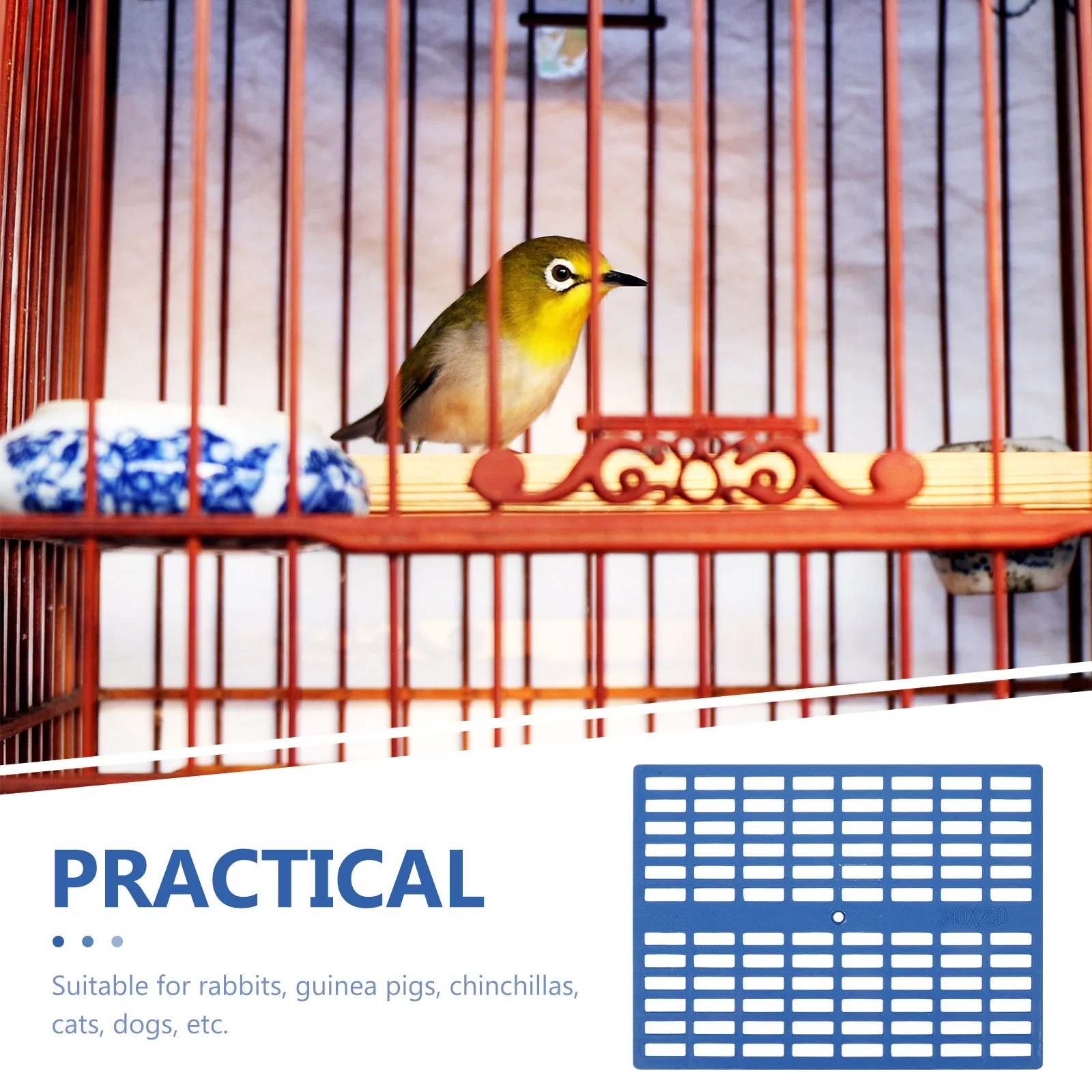 4Pcs Reusable Plastic Rabbit Cage Mat Small Animal Floor Pad with Air Permeability Bunny Foot Protector Cage Liner
4Pcs Reusable Plastic Rabbit Cage Mat Small Animal Floor Pad with Air Permeability Bunny Foot Protector Cage Liner