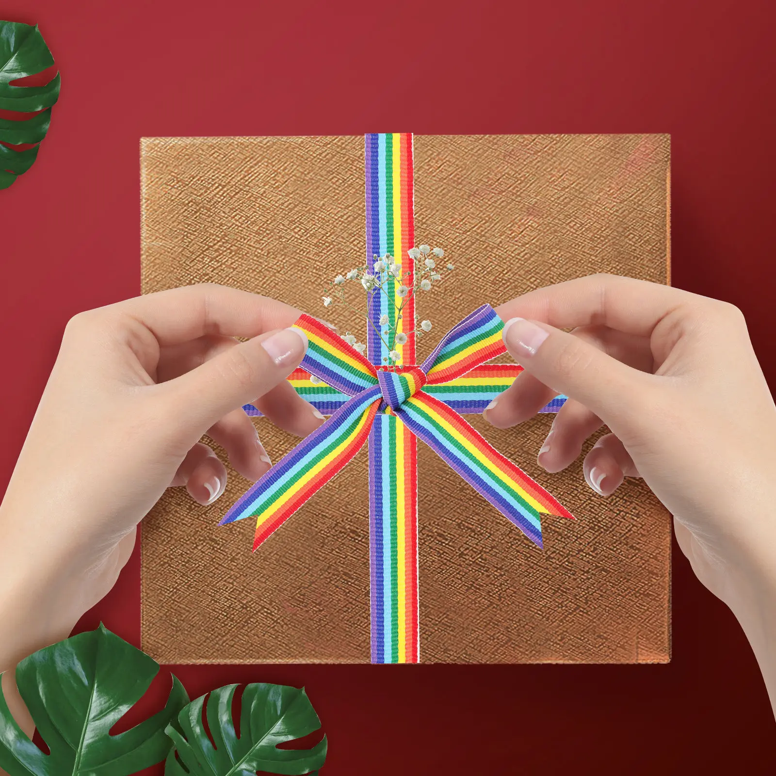 1 Roll Rainbow Ribbon Premium Polyester Smooth Surface Multi-Function Decorative Gift Wrapping Craft Hair Flower Ribbon
1 Roll Rainbow Ribbon Premium Polyester Smooth Surface Multi-Function Decorative Gift Wrapping Craft Hair Flower Ribbon