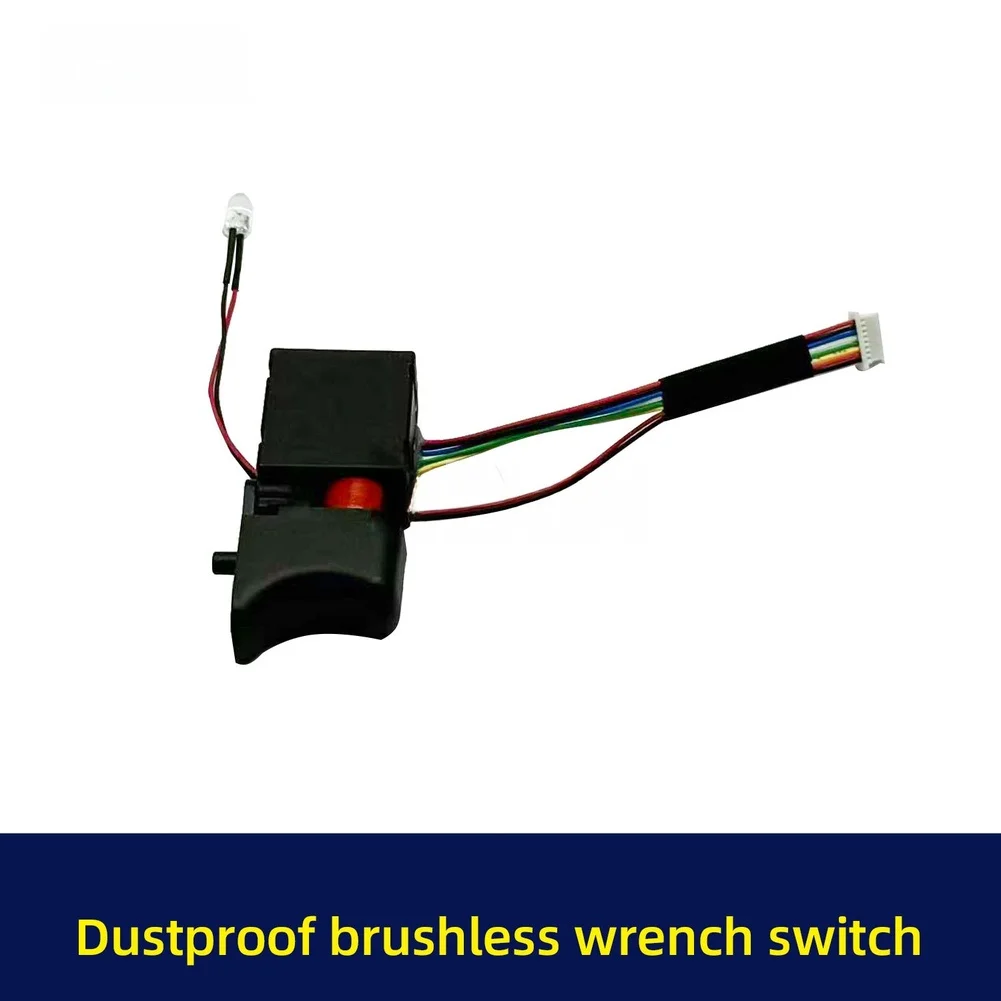 Electric Drill Switch Dustproof LED Replacement Parts For Brushless Cordless Drill Trigger Switch 8-Wire Power Tools Accessories
Electric Drill Switch Dustproof LED Replacement Parts For Brushless Cordless Drill Trigger Switch 8-Wire Power Tools Accessories