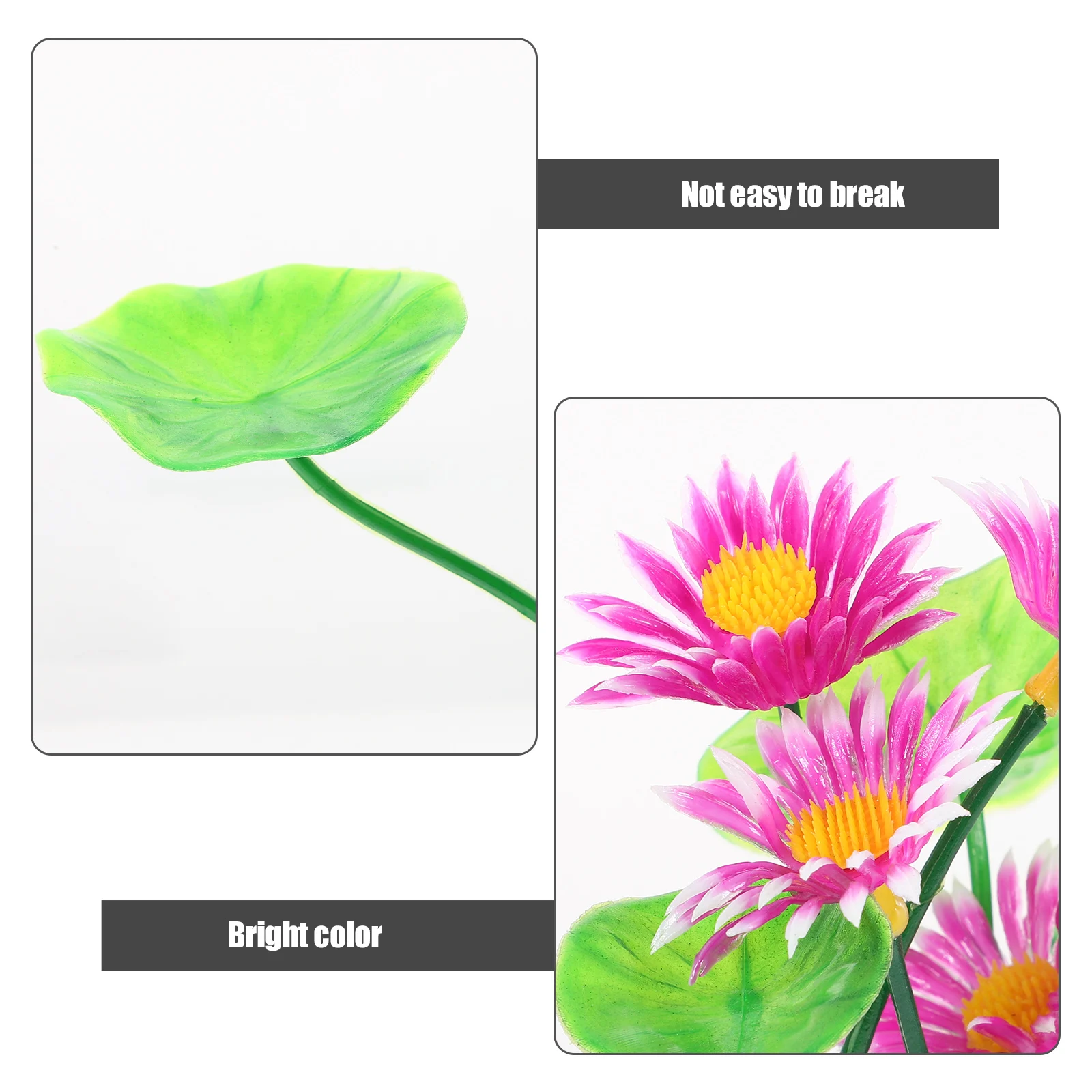 Artificial Lotus Decor Desktop Flower Realistic Plastic Plant Compact Decoration Fish Tank Accessories Small Freshwater Aquarium
Artificial Lotus Decor Desktop Flower Realistic Plastic Plant Compact Decoration Fish Tank Accessories Small Freshwater Aquarium