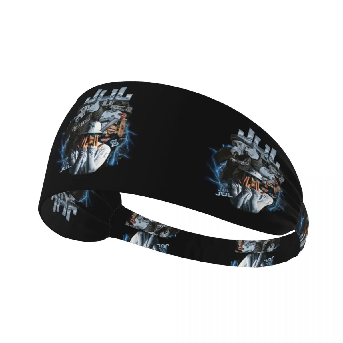 Custom JuL French Popular Singer Rappe Headband Men Women Non Slip Moisture Wicking Sport Sweatband for Basketball
Custom JuL French Popular Singer Rappe Headband Men Women Non Slip Moisture Wicking Sport Sweatband for Basketball