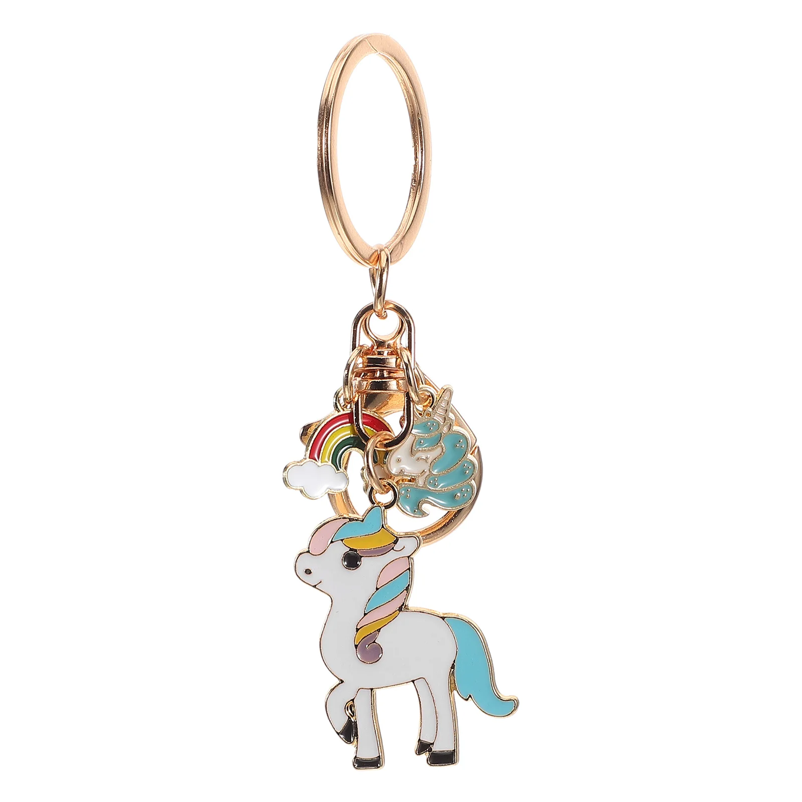 Keychain Zinc Alloy Cartoon Rainbow Key Handbag Charm Cute Compact Matching Couples Bag Decor Kawaii
Keychain Zinc Alloy Cartoon Rainbow Key Handbag Charm Cute Compact Matching Couples Bag Decor Kawaii