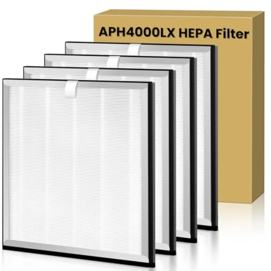 4 Pack Replacement Compatible with KNKA Air Purifier, 3-in-1 HEPA and Activated Carbon Filter
4 Pack Replacement Compatible with KNKA Air Purifier, 3-in-1 HEPA and Activated Carbon Filter
