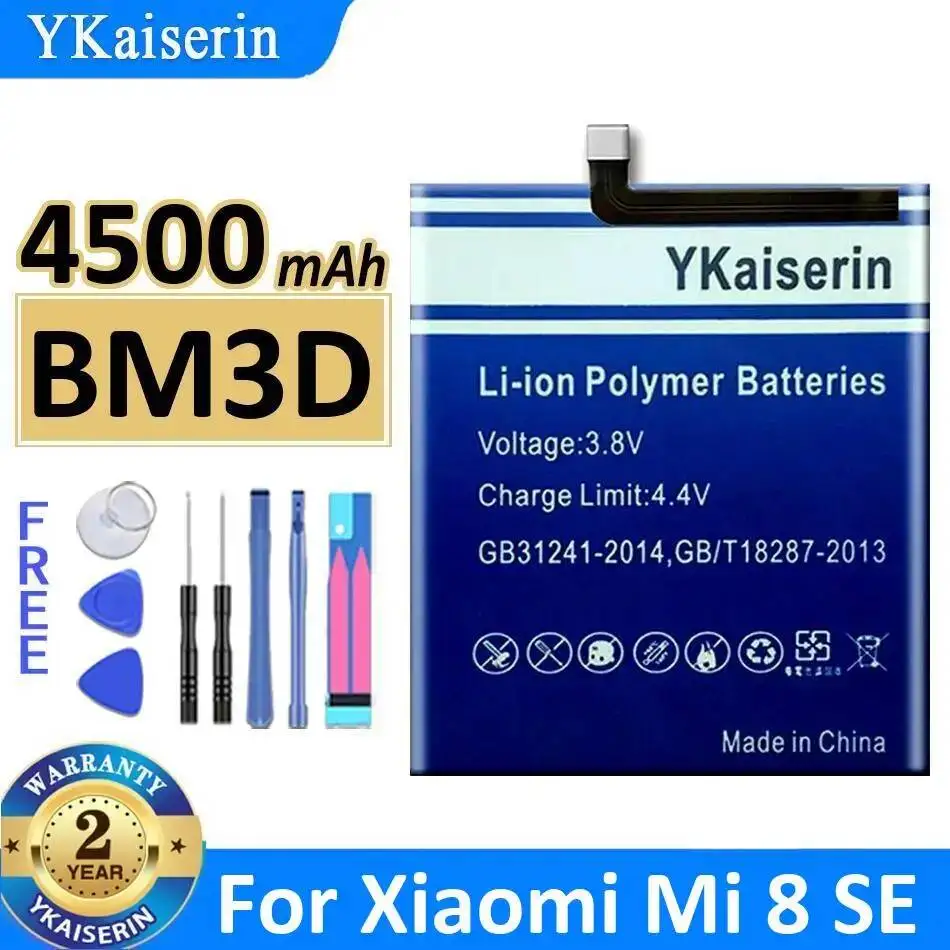 Mobile Phone Battery High-Capacity 4500mAh High Compatibility For Xiaomi MI 8 SE BM3D
Mobile Phone Battery High-Capacity 4500mAh High Compatibility For Xiaomi MI 8 SE BM3D