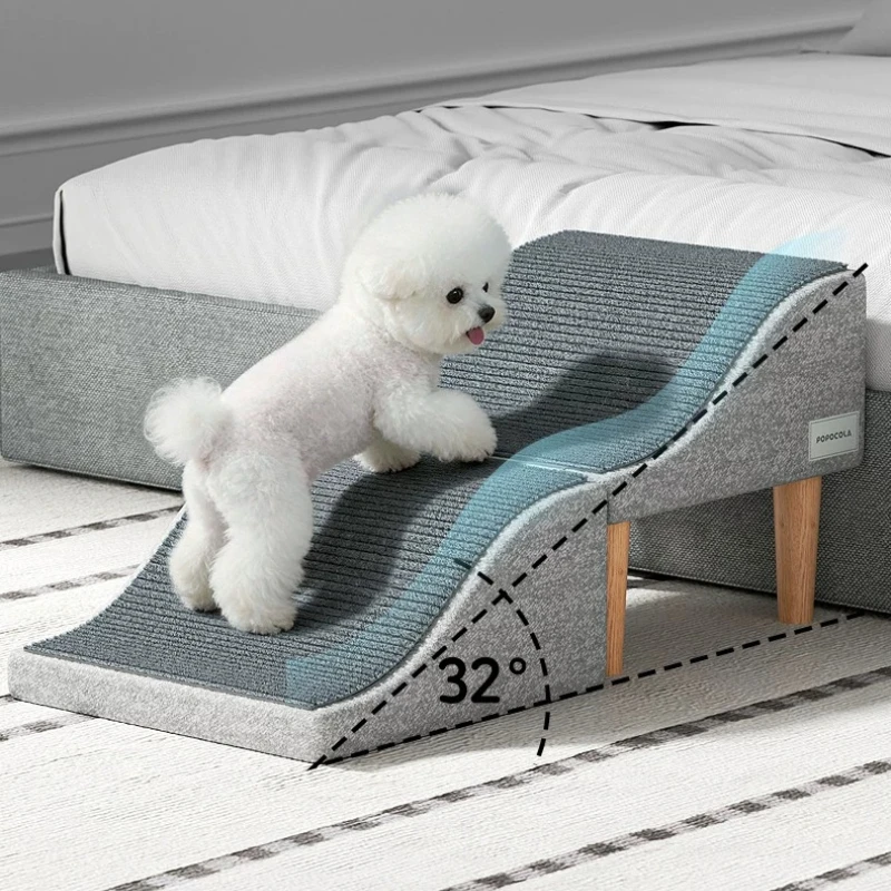 Foldable Dog Ramp for Bed Non-Slip Wave Gentle Slope Puppy Stairs for Couch Small Dog Climbing Ladder Space Saving Pet Steps
Foldable Dog Ramp for Bed Non-Slip Wave Gentle Slope Puppy Stairs for Couch Small Dog Climbing Ladder Space Saving Pet Steps