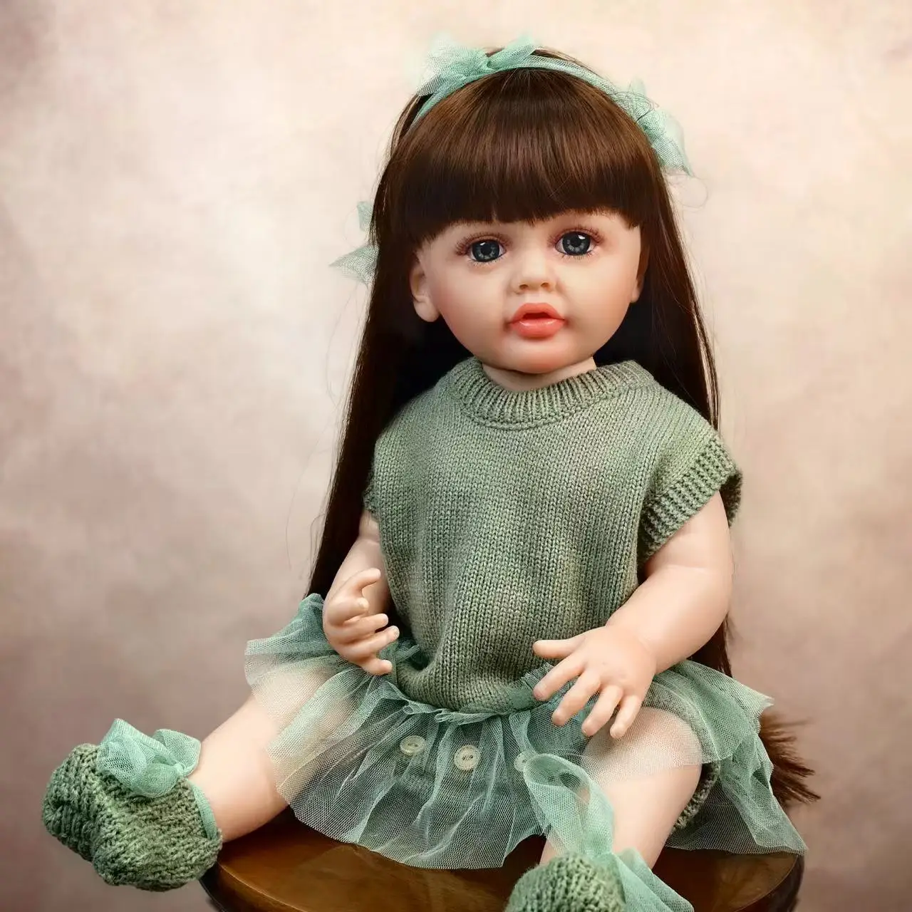 KEIUMI 55CM Already Finished Reborn Sweet Doll Lifelike 3D Skin Washable Newborn Bebe Handmade Doll Christmas Gift For Girl
KEIUMI 55CM Already Finished Reborn Sweet Doll Lifelike 3D Skin Washable Newborn Bebe Handmade Doll Christmas Gift For Girl