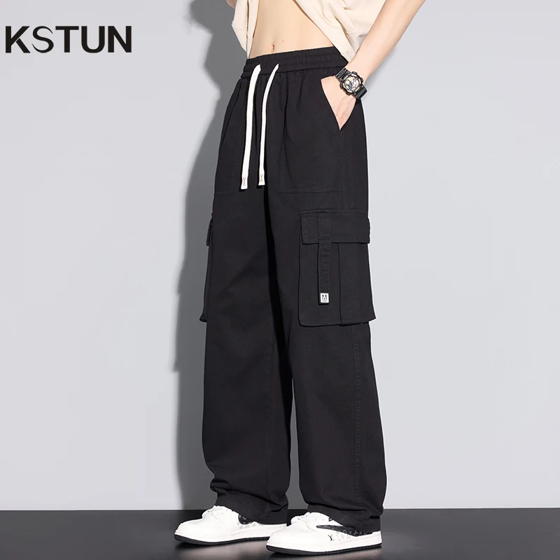 KSTUN 2025 Spring Boys Casual Pants Black Straight 100% Cargo Pants Men Outdoor Long Trousers Youth Pants Multi-Pockets Stripes
KSTUN 2025 Spring Boys Casual Pants Black Straight 100% Cargo Pants Men Outdoor Long Trousers Youth Pants Multi-Pockets Stripes