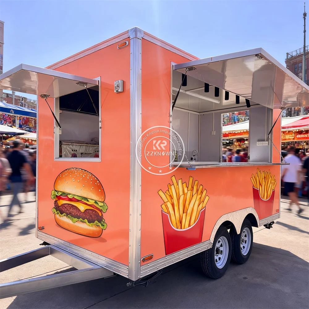 USA Standard Grill Bbq Smoker Food Truck Mobile Kitchen Fully Equipped Custom Ice Cream Cart Concession Food Trailer 
USA Standard Grill Bbq Smoker Food Truck Mobile Kitchen Fully Equipped Custom Ice Cream Cart Concession Food Trailer