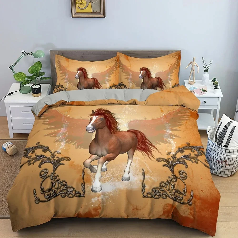 Animal Horse Bedding Set Boys Girls Twin Queen Size Duvet Cover Pillowcase Bed Adult Fashion Home Textileextile
Animal Horse Bedding Set Boys Girls Twin Queen Size Duvet Cover Pillowcase Bed Adult Fashion Home Textileextile
