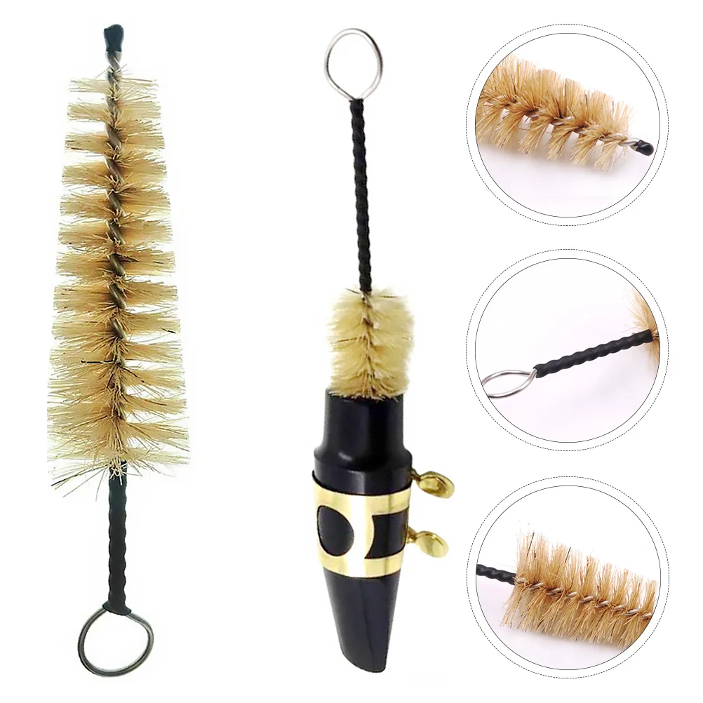 Saxophone Mouthpiece Cleaning Brush Plastic Stainless Steel Cap Reed Alto Sax Accessories Care Tool Instrument Part
Saxophone Mouthpiece Cleaning Brush Plastic Stainless Steel Cap Reed Alto Sax Accessories Care Tool Instrument Part