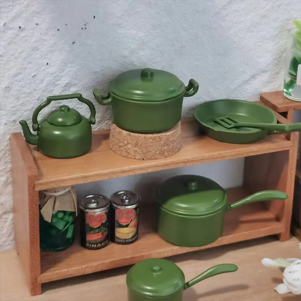 Frying Pan Dollhouse Kitchenware Kitchen Utensils Playing House Doll Cooking Ware Lifelike Shovel Kettle Minature Pot
Frying Pan Dollhouse Kitchenware Kitchen Utensils Playing House Doll Cooking Ware Lifelike Shovel Kettle Minature Pot