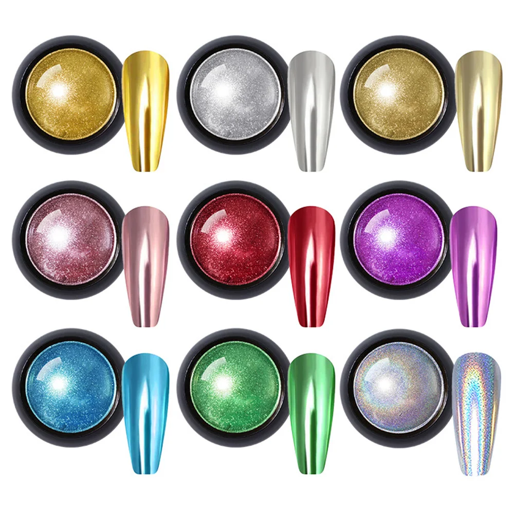 Chrome Nail Powder Nail Art, Metallic Mirror Effect Holographic Aurora Chameleon Pigment Powder Pearl for Resin Craft & Nail Art
Chrome Nail Powder Nail Art, Metallic Mirror Effect Holographic Aurora Chameleon Pigment Powder Pearl for Resin Craft & Nail Art