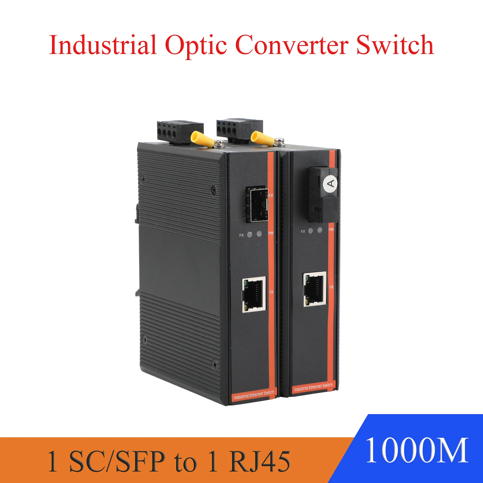 1 PCS Industrial-grade Gigabit 1 Optical 1 Electrical Single-fiber Single-mode SC/SFP Transceiver A/B end Transceiver
1 PCS Industrial-grade Gigabit 1 Optical 1 Electrical Single-fiber Single-mode SC/SFP Transceiver A/B end Transceiver