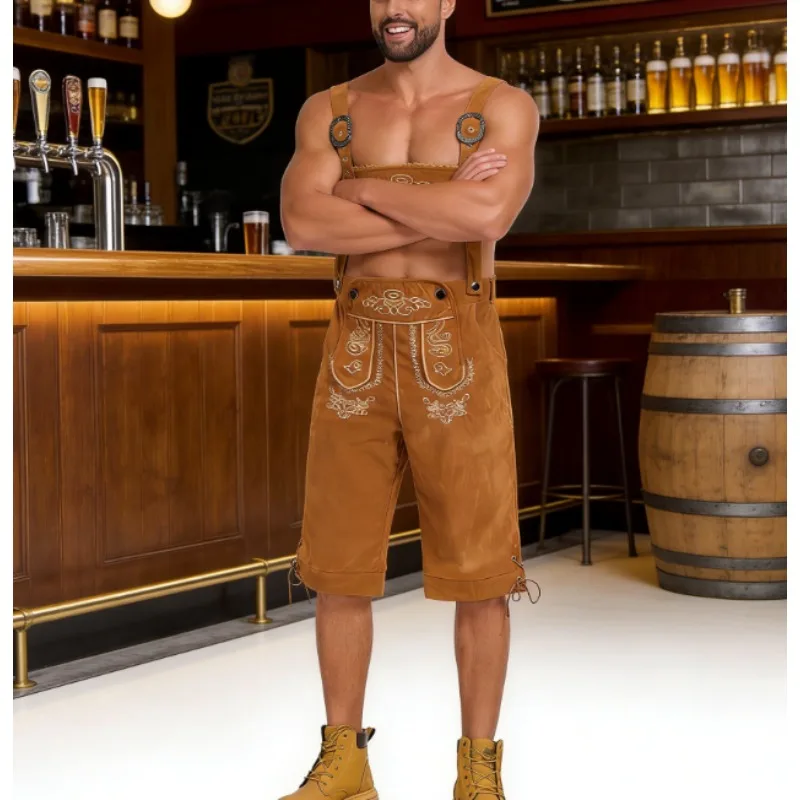 Men's Oktoberfest Overalls German Munich Suspender Pants Stage Performance Costume Performance Costume Overalls
Men's Oktoberfest Overalls German Munich Suspender Pants Stage Performance Costume Performance Costume Overalls